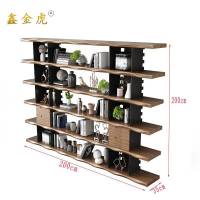 鑫金虎书架落地满墙书架收纳置物架Q3 2000*350*2000mm