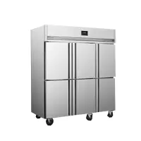 喜莱盛 NKCD1.6L6W 六门 1600L 无级 电子控温 灰色 风冷 0401013585&&