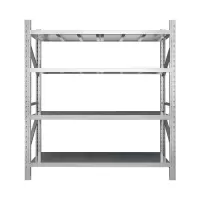 臻远 ZY-BXGHJ-28 不锈钢货架304材质四层仓储货架 300kg主架