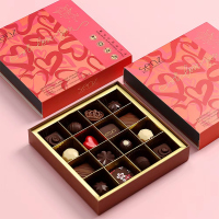 Senz®心之 蓝调夹心巧克力礼盒16粒装(红色) [比利时工艺 欧洲标准] [英国BRC食品技术标准认证](专供)