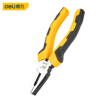 得力(deli)双色胶柄钢丝钳老虎钳 8英寸 DL2008 200mm*58mm