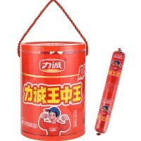 力诚 火腿肠香辣玉米肠即食热狗休闲零食肉类小吃泡面肠速食开花肠 家庭分享装王中王火腿肠20支