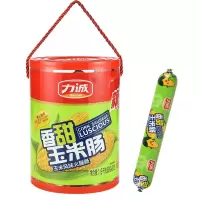 力诚 火腿肠香辣玉米肠即食热狗休闲零食肉类小吃泡面肠速食开花肠 家庭分享装香甜玉米肠10支