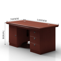 臻远ZY-BGZ-21办公家具油漆办公桌职员电脑桌写字台主管经理桌1.4米