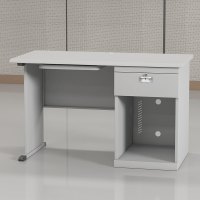 臻远 ZY-GZZ-10 钢制办公桌职员桌员工桌学生写字台1.4米E款