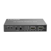 hdmi矩阵分配器4进2出高清分配切换器HDMI