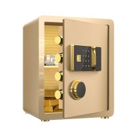 臻远ZY-NW-BXGS-18全钢实心保险柜办公防盗保险箱 高40cm金色指纹款