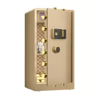 臻远ZY-NW-BXGS-54全钢实心保险柜办公防盗保险箱 高100cm金色指纹款