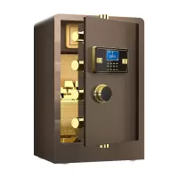 臻远ZY-NW-BXGS-41全钢实心保险柜办公防盗保险箱 高70cm咖色电子款