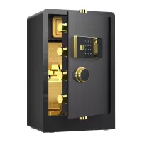 臻远ZY-NW-BXGS-49 全钢实心保险柜办公防盗保险箱 高80cm黑色指纹款