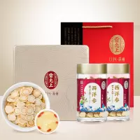 雷允上 西洋参片加拿大 120g礼盒装 花旗参片 西洋参礼盒 切片泡水 送礼送长辈 送礼优选[直径1.2-1.6cm]