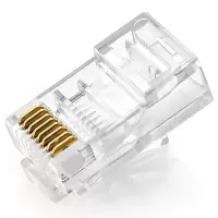 至强 六类8P8C电脑网络连接器水晶头RJ45 100/盒