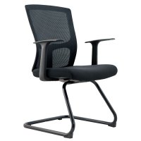臻远 ZY-7428办公椅网椅中背职员椅会议椅弓形椅