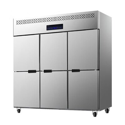 喜莱盛 XLS-6D 六门 1300L 无级 电子控温 银色 直冷 0401011458&&