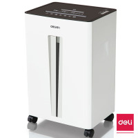 得力(deli)碎纸机 5级保密办公商用(单次12张 30L 持续20分钟 可碎卡碎光盘)9916