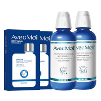 AVEC MOI海洋之风益生菌均衡漱口水473ml*2+便携漱口水180ml*2