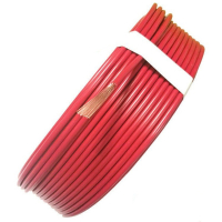JBNY电线电缆耗材铜芯线BV100米 红色2.5²家装家用铜硬照明线