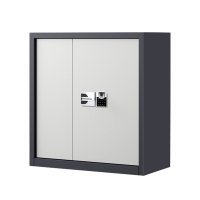 铭威盾指纹电子保密柜钢制密码文件柜档案柜矮柜保密资料柜办公柜单节灰白国保指纹