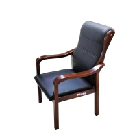 花城办公实木办公室椅带扶手新(仅限烟台地区供货)