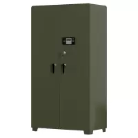 臻远ZY-QXG-010 管制器械存放柜加厚密码锁铁皮柜绿色 1000*500*1800