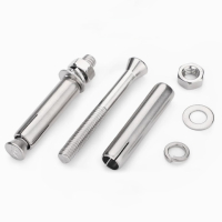 JUBKJ五金工具耗材膨胀螺丝不锈钢304-M18*100-30个/组