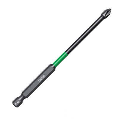 KAISI五金工具配件十字螺丝批头高硬度电钻披头[150mm]5支/件