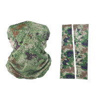 丛林狐 迷彩冰丝围脖防风面罩围脖迷彩面罩 星空1丛林脖套+袖套