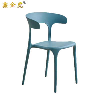 鑫金虎办公椅牛角椅子餐椅塑料椅子K7