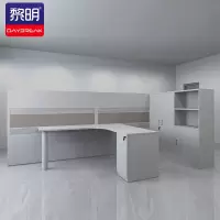 黎明办公家具职员桌屏风工位办公桌3640*1760*1500mm