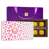 元朗荣華 融味火腿芝士黑松露月饼 400g(可定制LOGO)