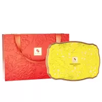 元朗荣華 低糖蛋黄金翡翠莲蓉月饼 400g(可定制LOGO)