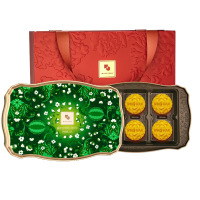 元朗荣華 榴莲金翡翠莲蓉月饼 300g