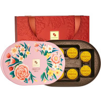 元朗荣華 低糖蛋黄红豆月饼 400g(可定制LOGO)