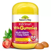 佳思敏Nature's Way澳萃维儿童复合维生素软糖钙镁锌VC软糖改善偏食挑食(2岁以上适用)吃饭香软糖60粒