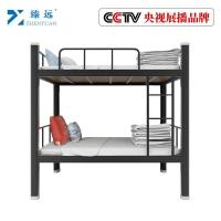 臻远ZY-SCCA-06钢制双层床高低铁床黑色1800*1000*2000