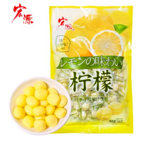 宏源柠檬果汁硬糖水果糖结婚喜糖批发招待儿童零食糖 500g/袋 10袋价