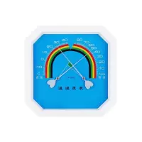 撼马五金工具温度计八角温湿度计规格:20*20cm工业室内大棚农业使用