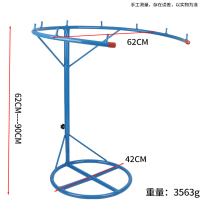 平台快递库房阳台撑口集包架子仓库物流分拣架子圆形打包架 60*90 单地址20个起发