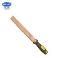 渤防(bofang)1309 防爆铍青铜平锉刀 手工锉板 扁锉钳工打磨锉刀