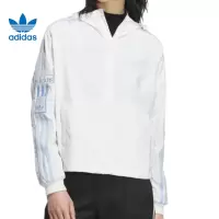阿迪达斯 (adidas)三叶草女子夏季运动休闲连帽夹克外套