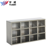 御璟 宇威(YUWEI) 304不锈钢储物柜鞋柜无尘净化工厂 车间职员多格存放柜12格单面TW-BXHG07
