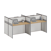 臻远ZYGW-002职员桌办公桌屏风工作卡位 对坐四人位