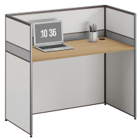 臻远ZYGW-005职员桌办公桌屏风工作卡位 直排单人位