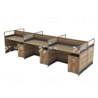 臻远ZYGW-057职员桌办公桌屏风工作卡位 对坐六人位