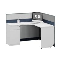 臻远ZYGW-032屏风工作卡位职员桌办公桌 L型单人位