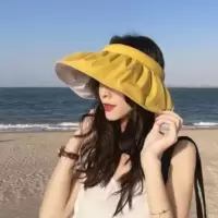 军根 防晒帽沙滩遮阳帽夏季防晒