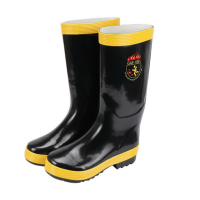 金 之 昱 消防员战斗靴 防火阻燃绝缘靴火灾抢险救援靴 JZY-FHX