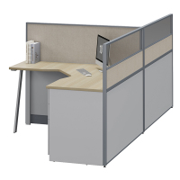 臻远ZYGW-101职员桌办公桌屏风工作卡位 T型双人位