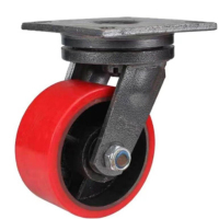 龟固 铁芯轴承橡胶轮重型耐磨铁芯橡胶轮 10寸橡胶轮(轴承孔20mm) 1个 单位:个