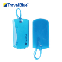 蓝旅 016 软胶行李标签 蓝色